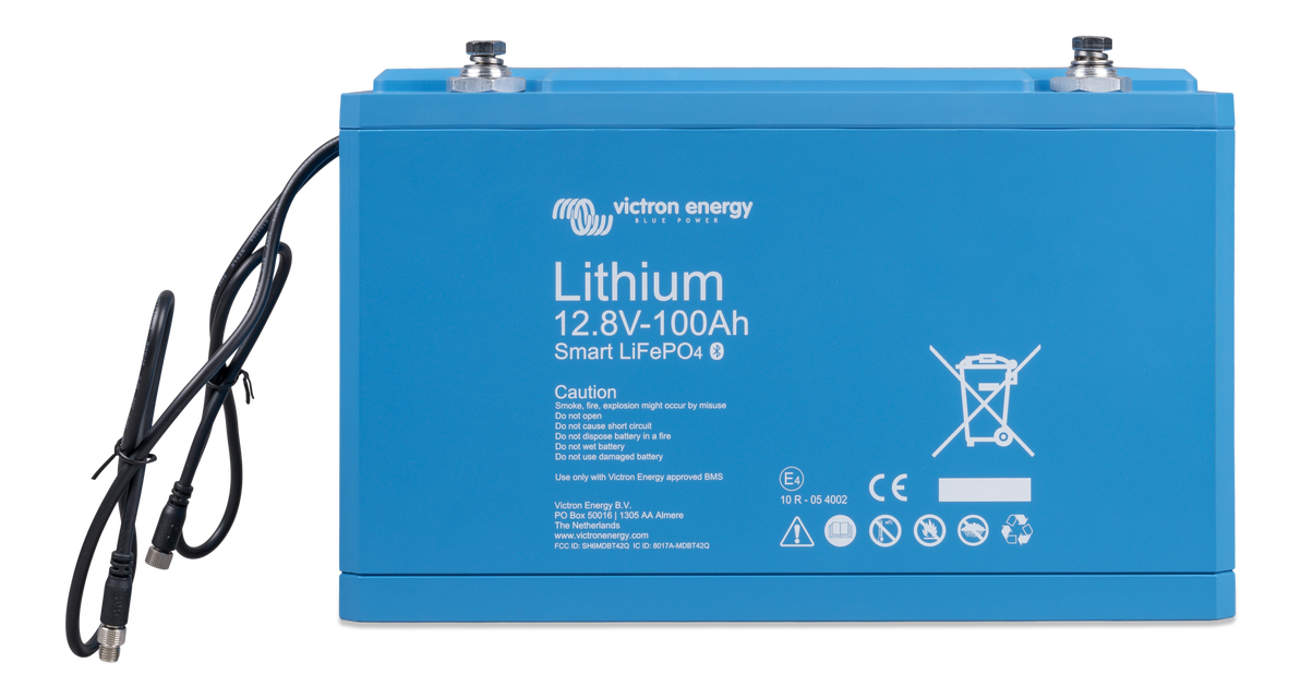 Batterie au lithium Victron 100ah (Intelligente)