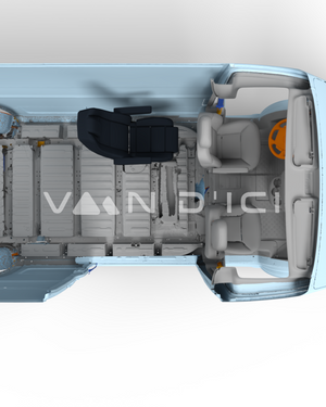 Single seat bench Comfort for Sprinter/Transit/Promaster - VanEquipped
