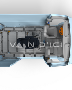Single seat bench Comfort for Sprinter/Transit/Promaster - VanEquipped