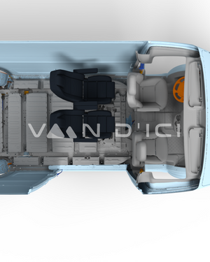 Single seat bench Comfort for Sprinter/Transit/Promaster - VanEquipped