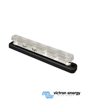 Busbar Victron 150A - 6 poles (1/4" terminals) with cover