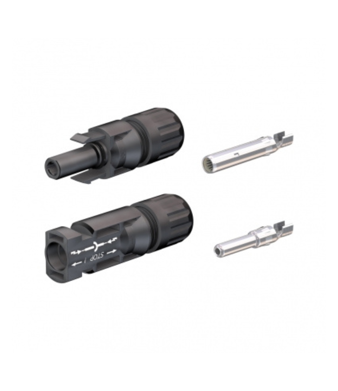 Paire de connecteurs Male/Femelle (MC4)