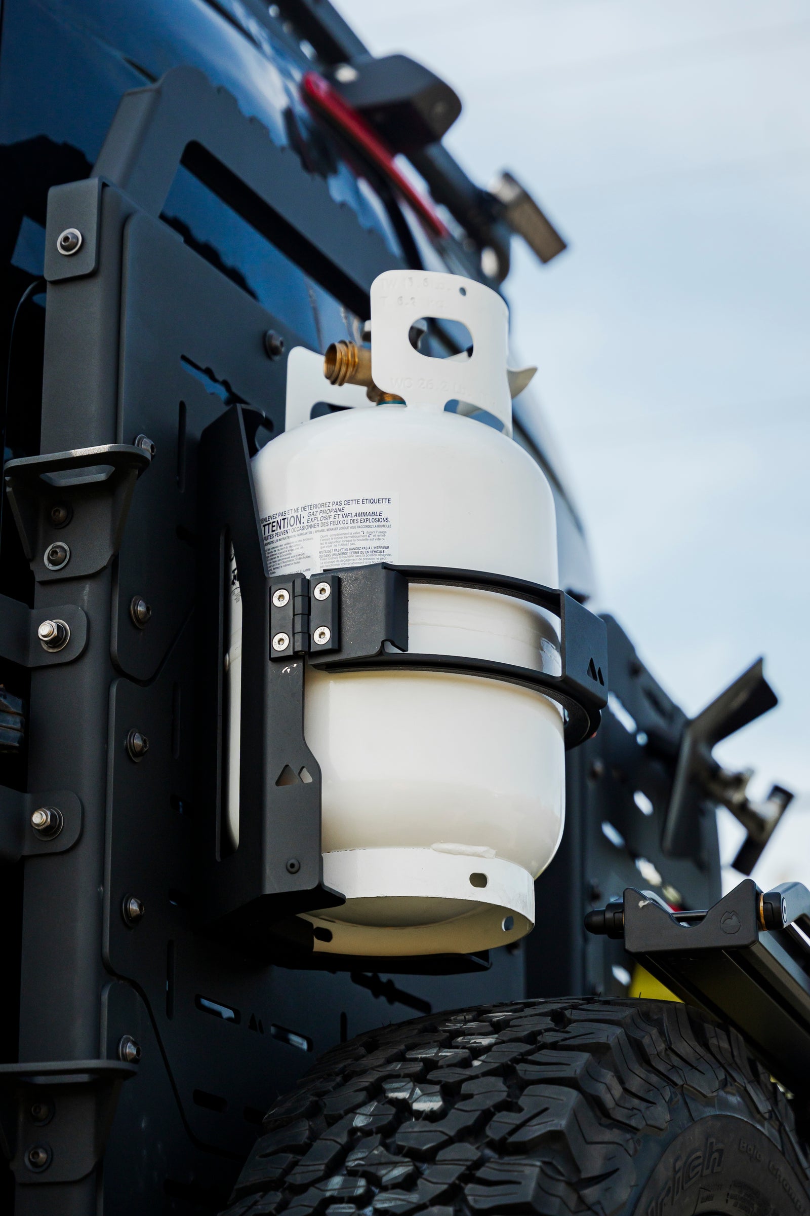 SPARK - Support pour bonbonne de propane