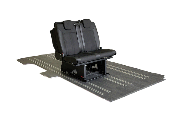 Bench Bed for Sprinter/Transit/Promaster Van Equipped - 2 Seats - Van d'ici