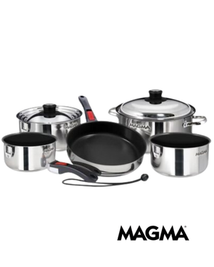 Casseroles pour induction 10 morceaux (antiadhésives)