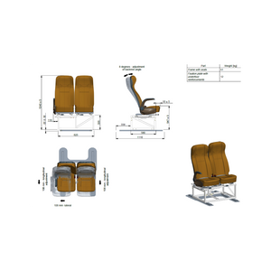 Banquette 2 places pour van Sprinter/Transit/Promaster - VanEquipped