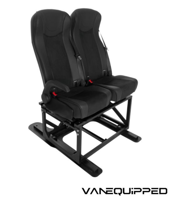 2-seater bench for Sprinter/Transit/Promaster van - VanEquipped - Van d'ici