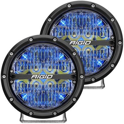 Rigid Industries Série 360 - Phares LED de conduite 6" (Bleu) - 36207