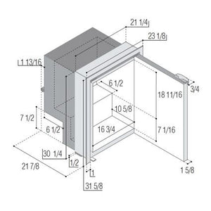 Réfrigérateur et congélateur 12V Vitrifrigo C115i noir [C115IBD4-F-2]